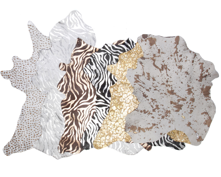 printed calf skin