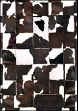 BLACK/BROWN/WHITE RUG